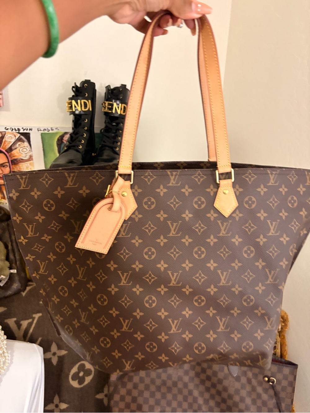 Louis Vuitton All In MM Weekender Tote
